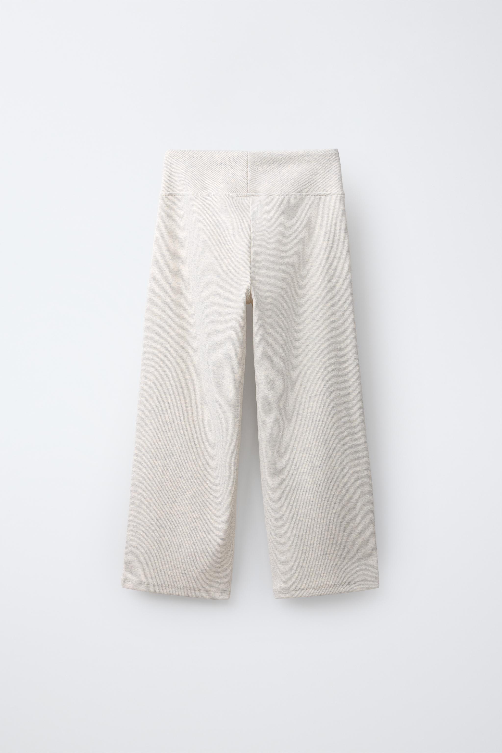 ENSEMBLE CÔTELÉ TOP ET PANTALON DROIT